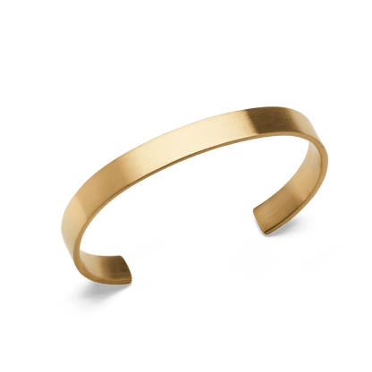 Line Cuff Brushed Gold