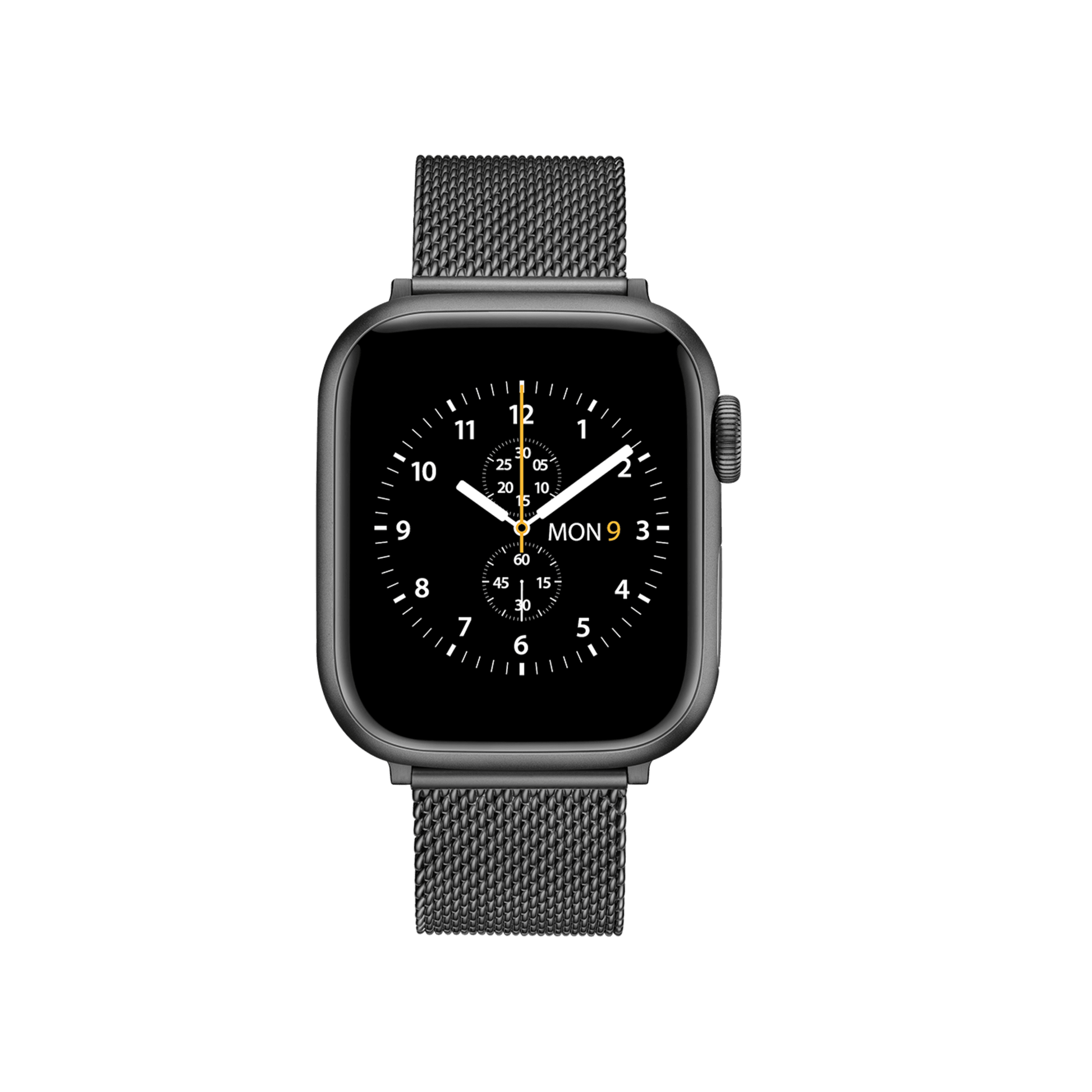 Smartwatch Strap Sandblasted Mesh Black