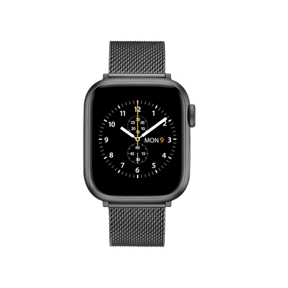 Smartwatch Strap Sandblasted Mesh Black