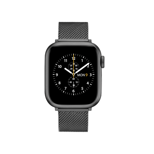 Smartwatch Strap Sandblasted Mesh Black