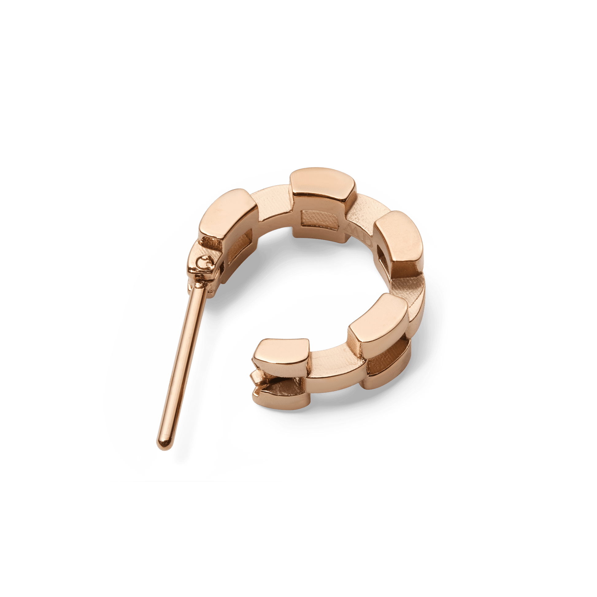 3-Link Earrings Rose Gold