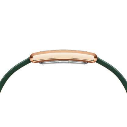 Bound Crocodile Emerald Sunray Rose Gold