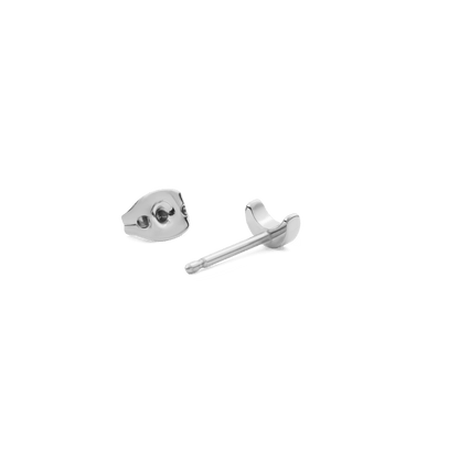 Moon Stud Silver