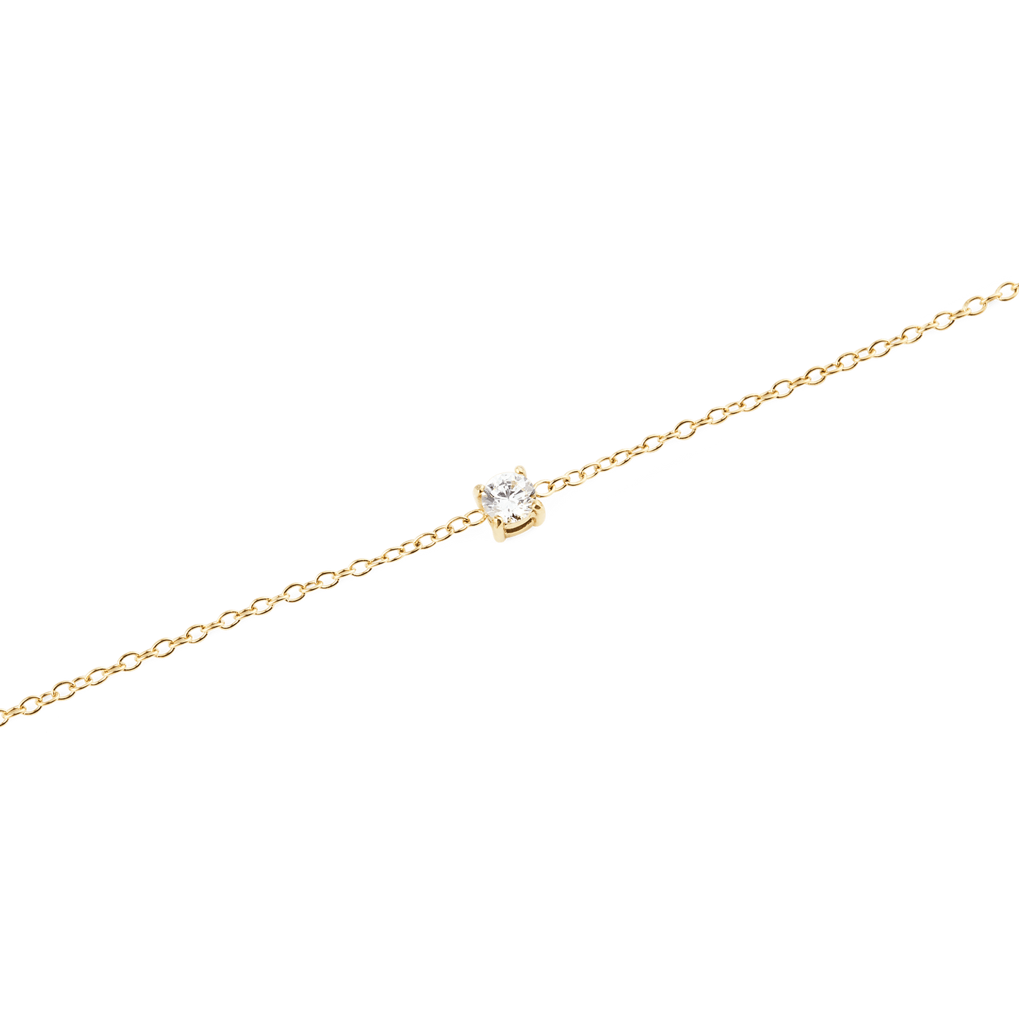 Mirelle Solitaire Bracelet Gold