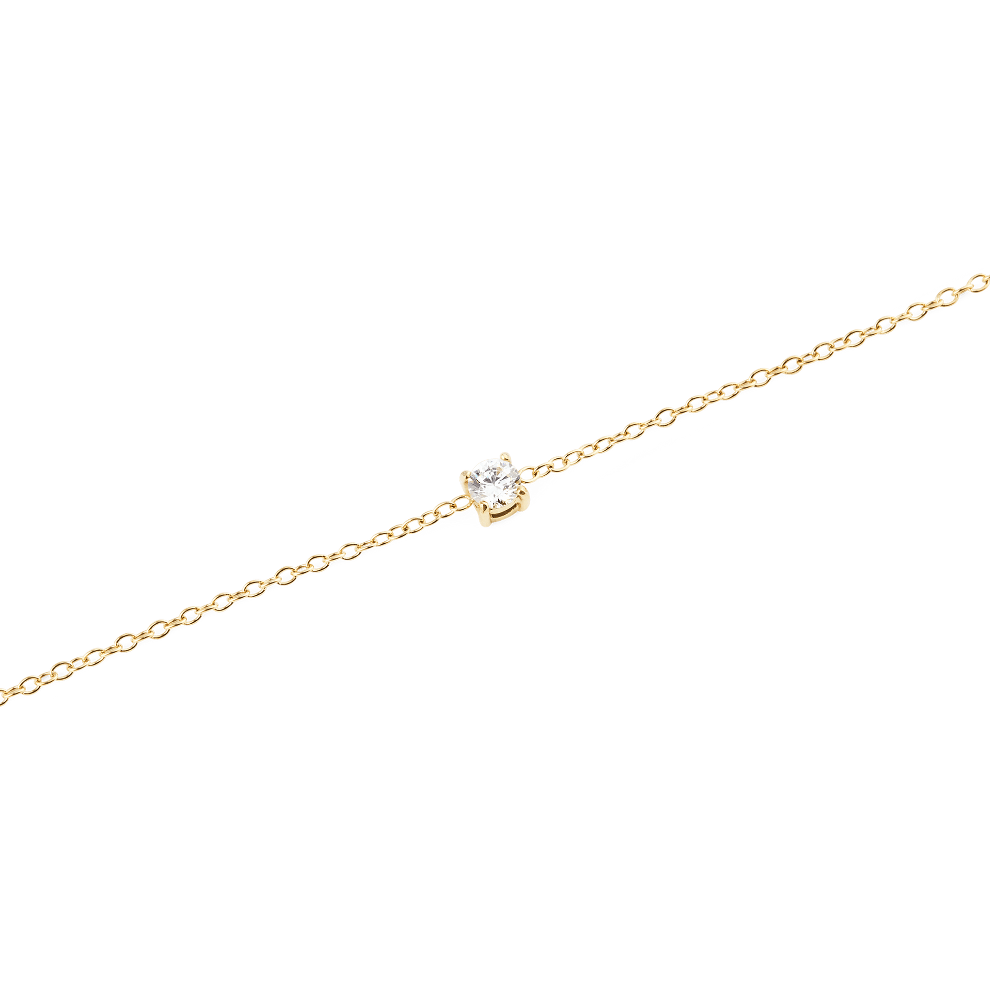 Mirelle Solitaire Bracelet Gold