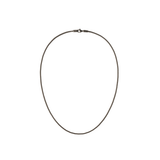 Tide Mesh Necklace Graphite 1.8