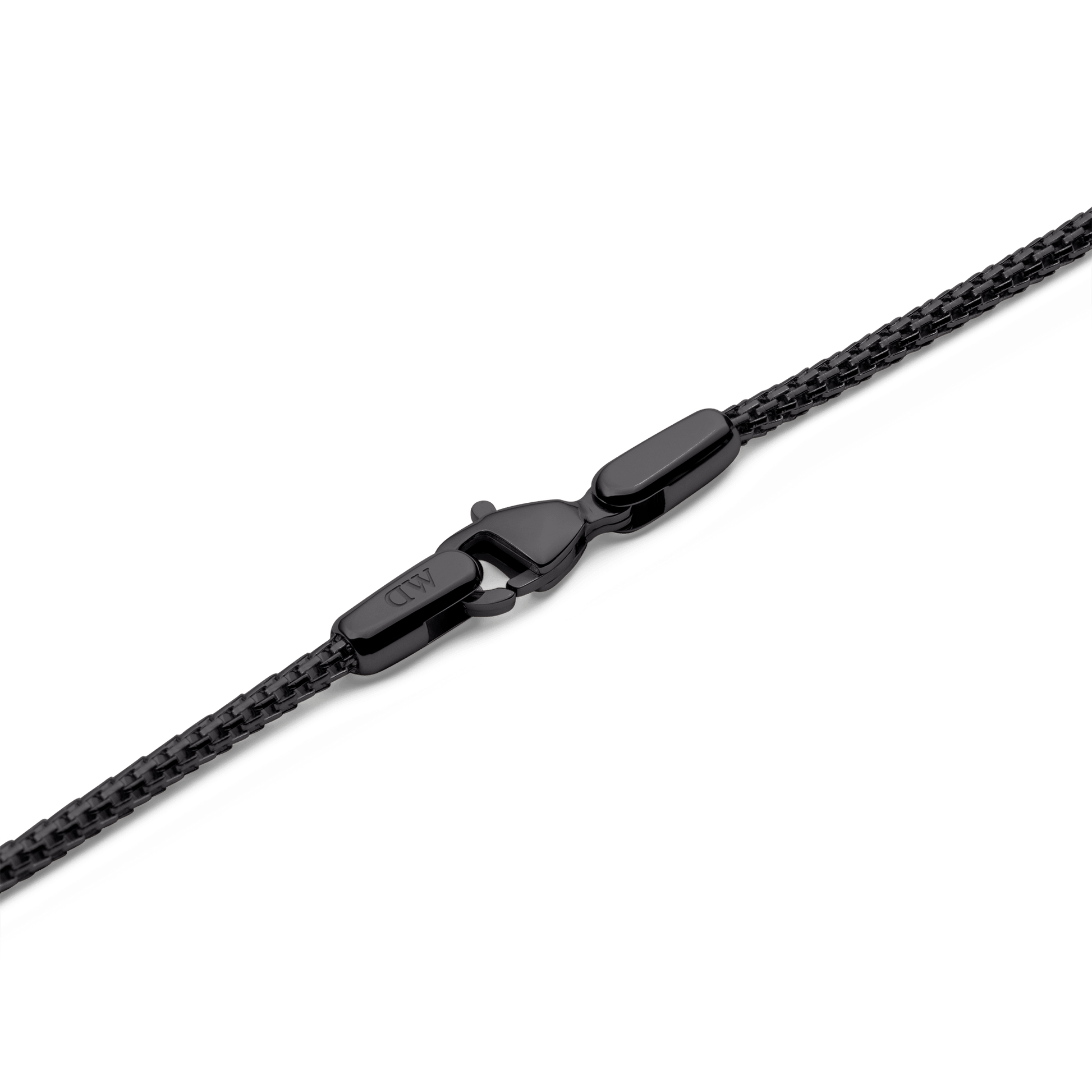 Tide Mesh Necklace Black 1.8