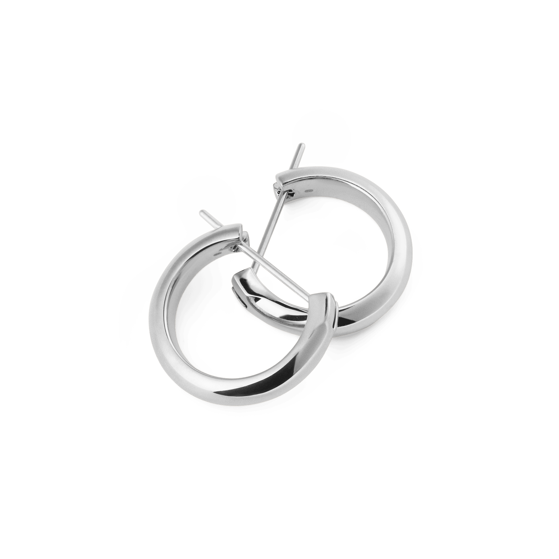 Arch Earrings Silver 12mm
