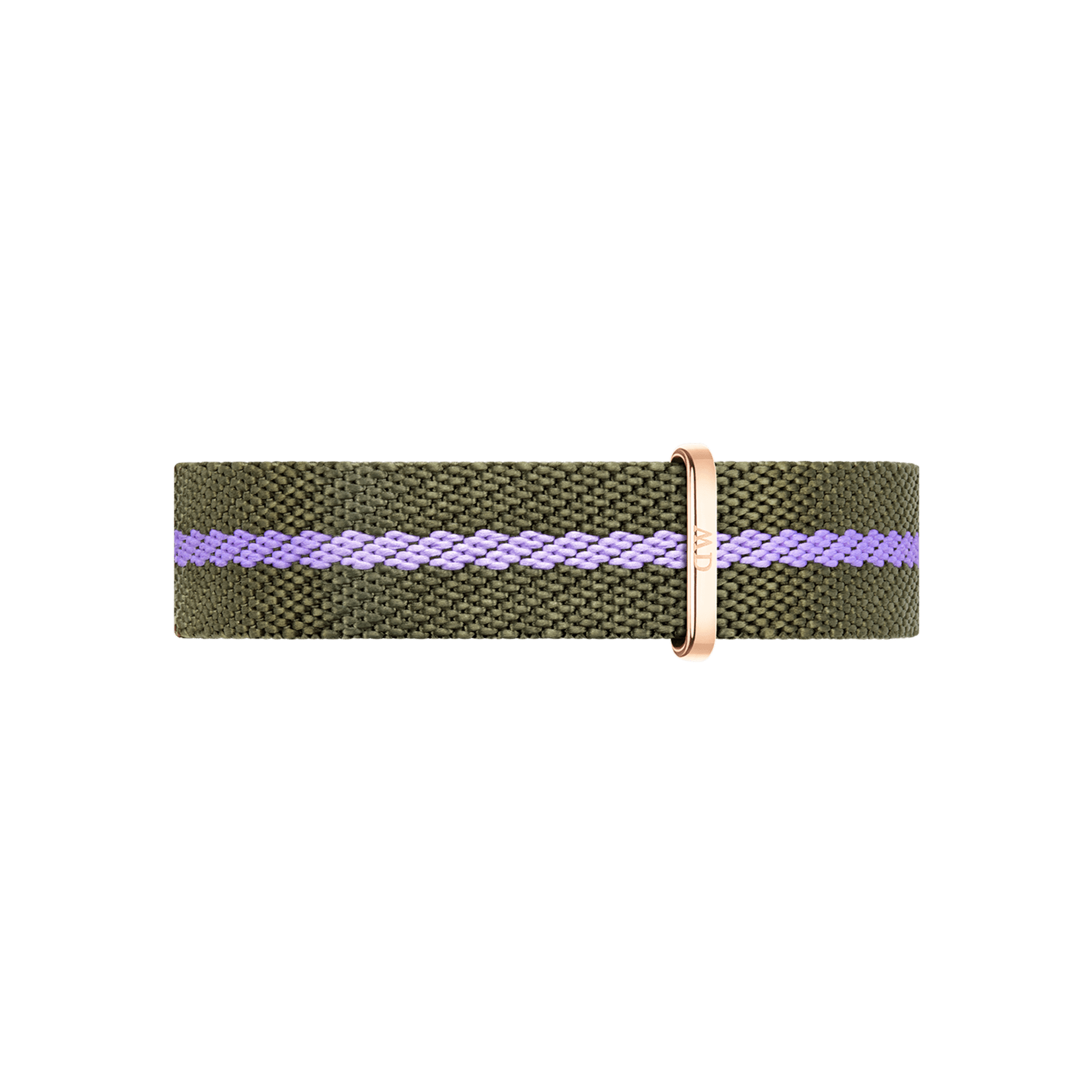 Iconic NATO Green/Purple Rose Gold