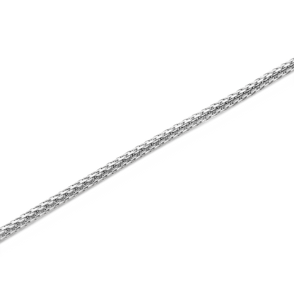 Tide Mesh Necklace Silver 1.8