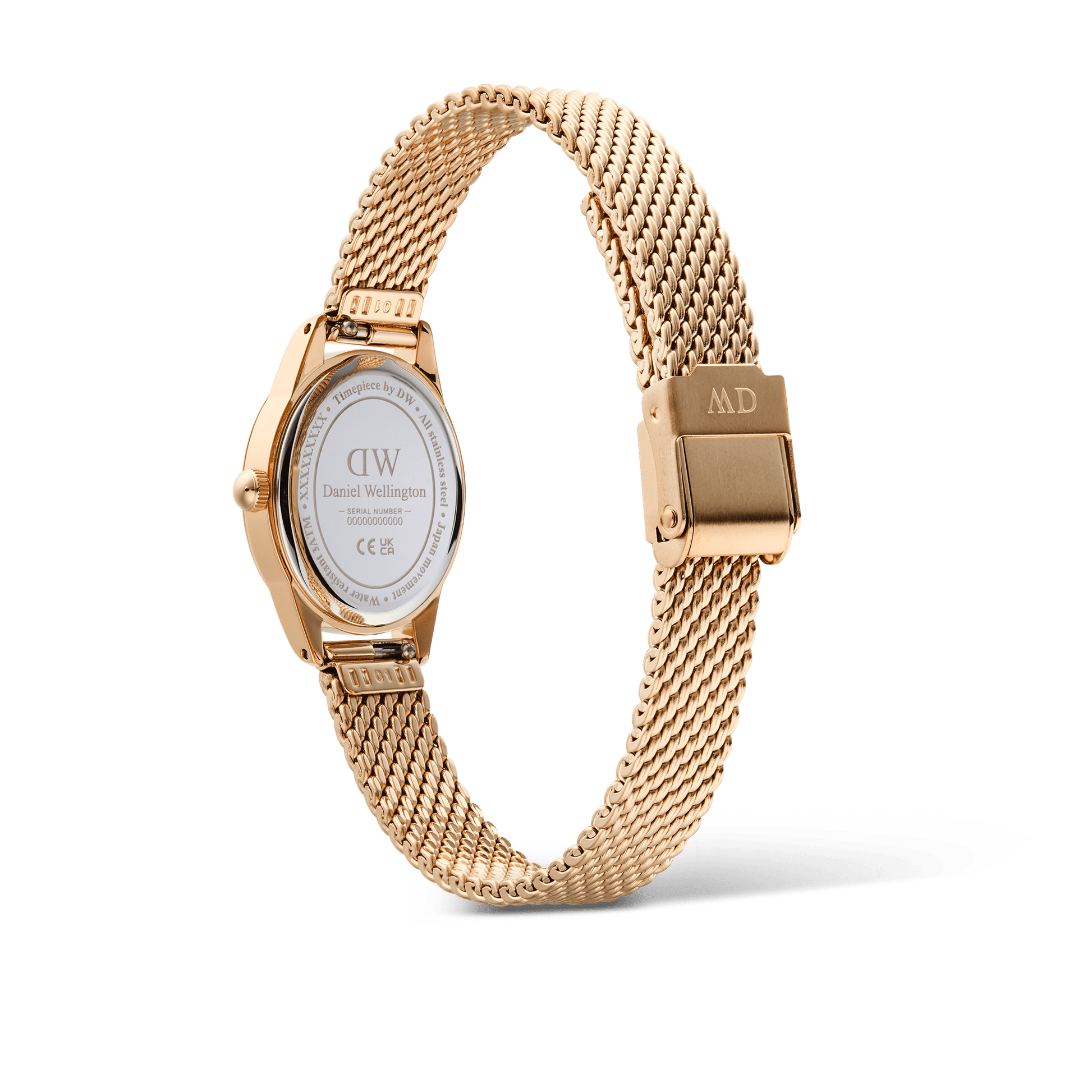Ophelia Mini Mesh White Rose Gold