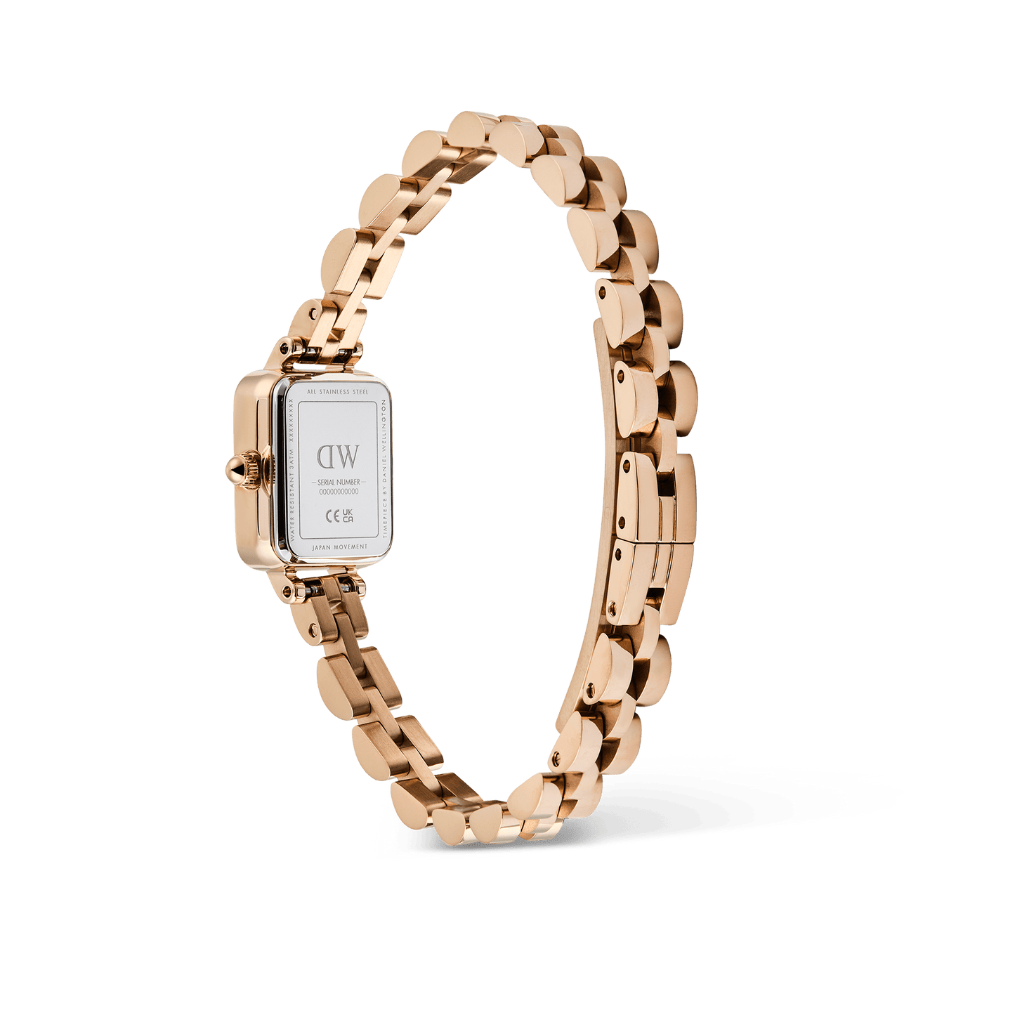 Quadro Mini Arch 3-link Amber Sunray Rose Gold