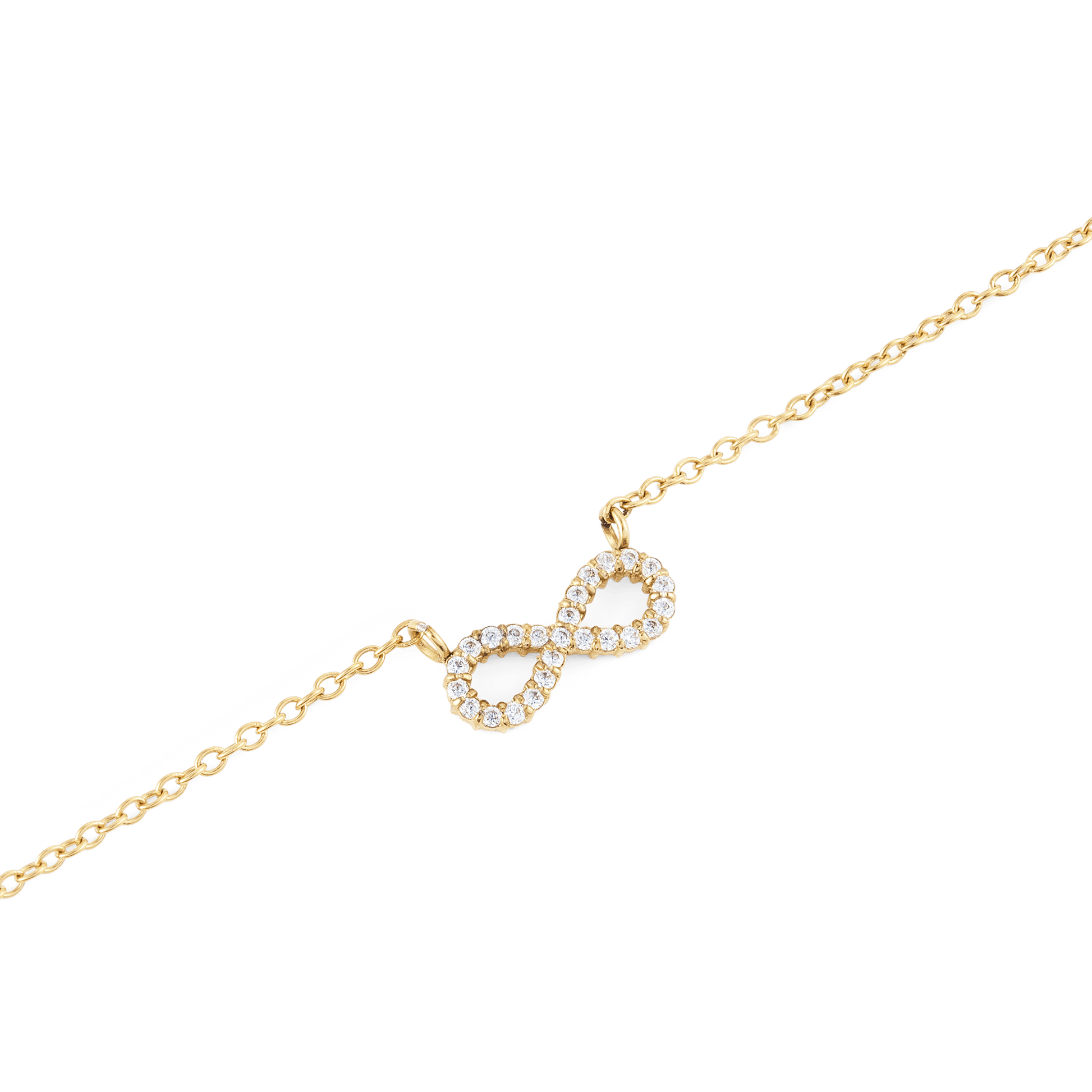 Mirelle Infinity Necklace Gold