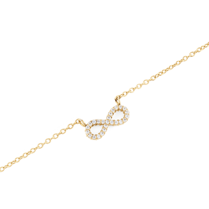 Mirelle Infinity Necklace Gold