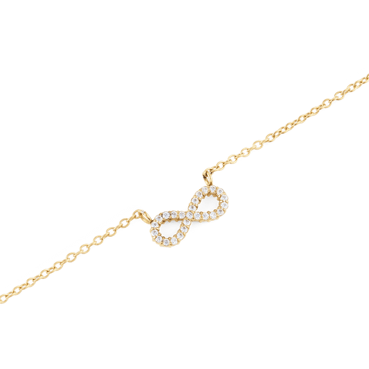 Mirelle Infinity Necklace Gold