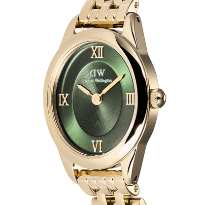 Ophelia Mini Emerald Gold