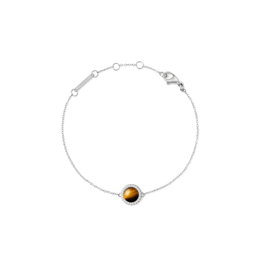 Audrey Bracelet Tiger Eye Silver