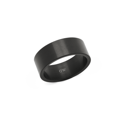 Line Ring Brushed Graphite 8mm