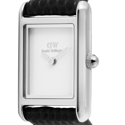 Bound Mini Black Lizard Silver