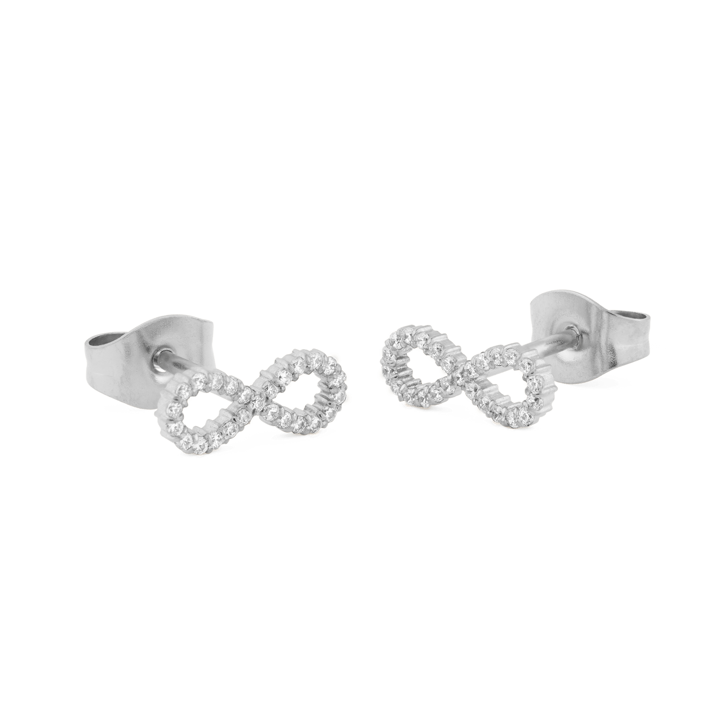 Mirelle Infinity Earrings Silver