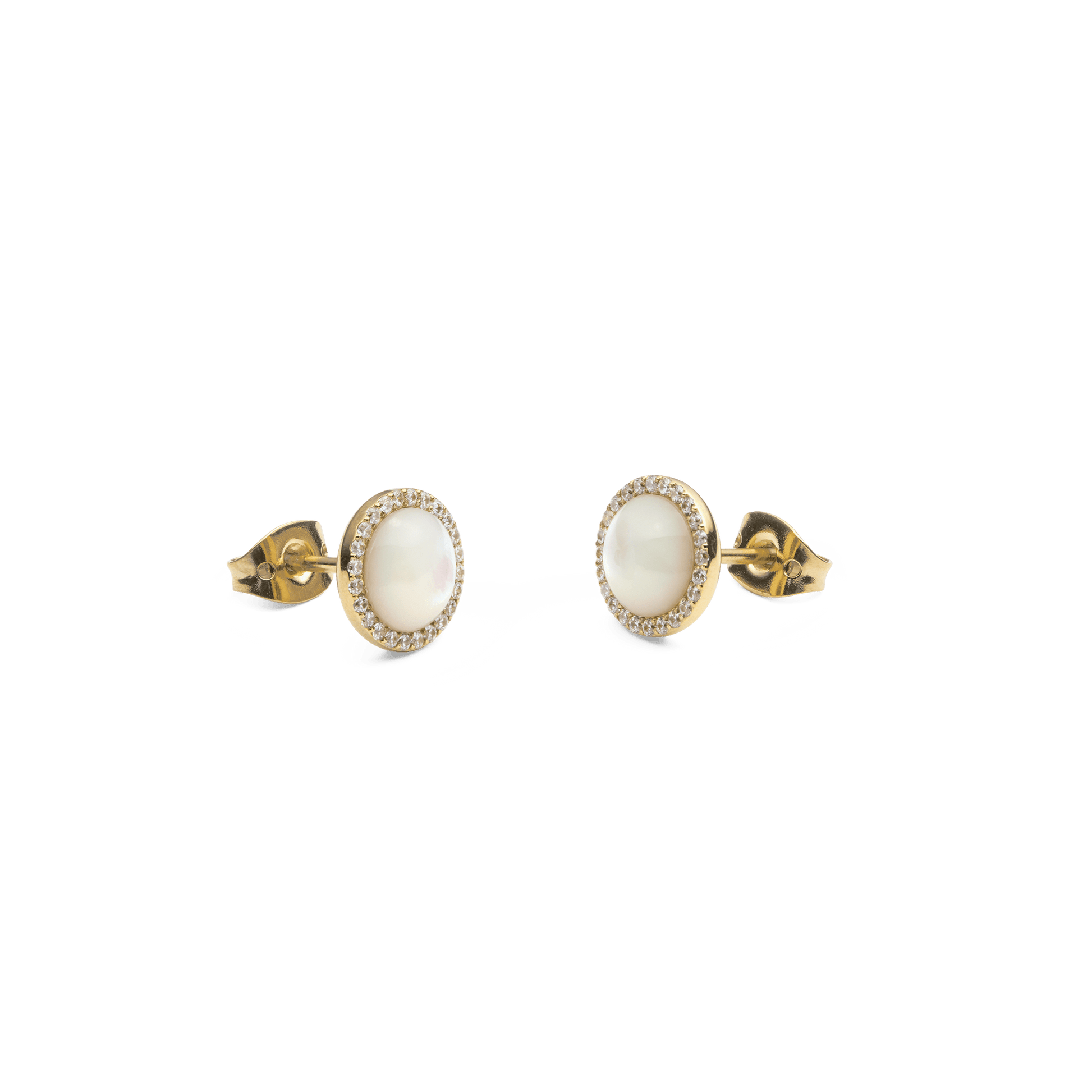 Audrey Earrings Mother of Pearl Gold