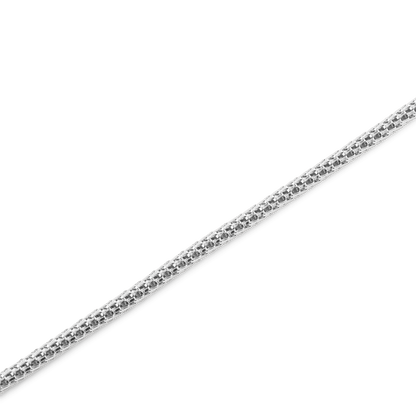 Tide Mesh Bracelet Sterling 1.8