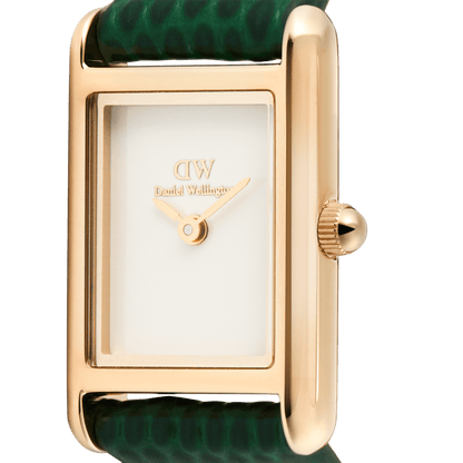 Bound Mini Green Lizard Rose Gold