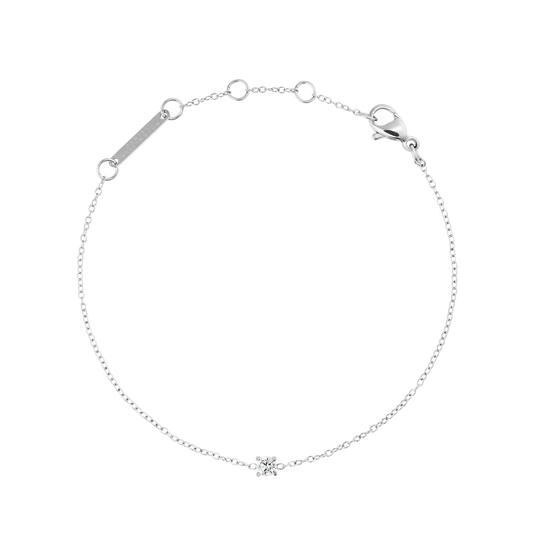 Mirelle Solitaire Bracelet Silver