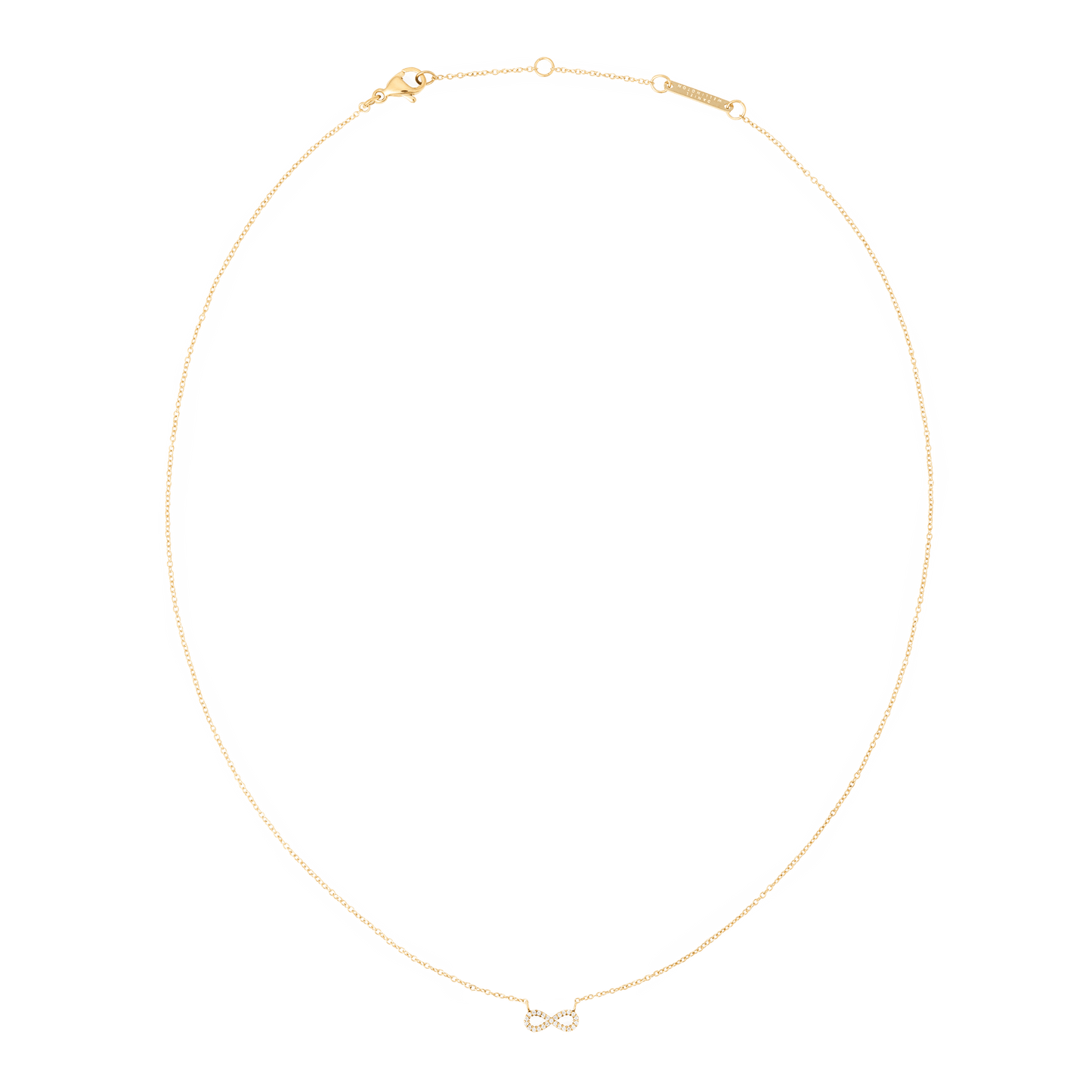 Mirelle Infinity Necklace Gold