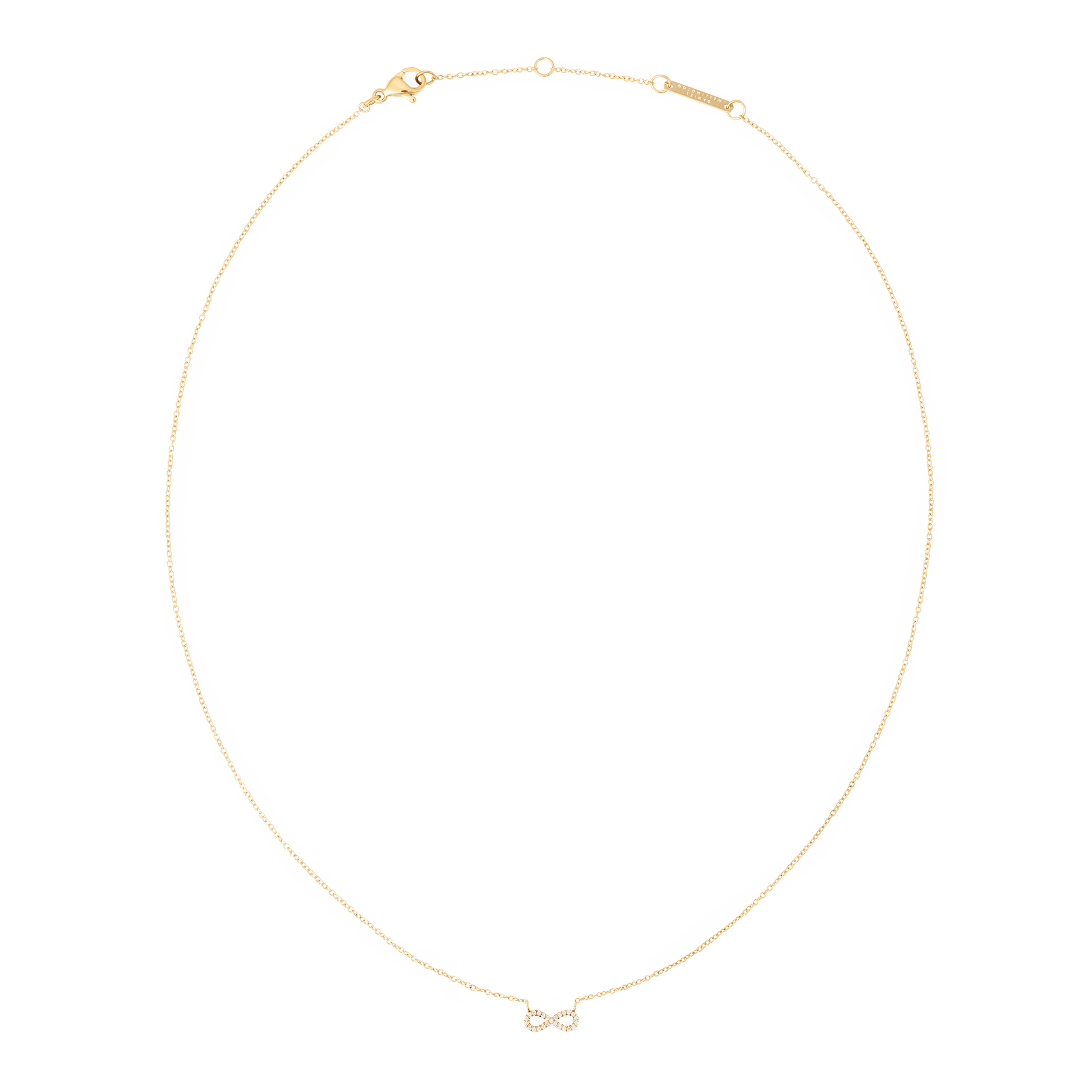 Mirelle Infinity Necklace Gold