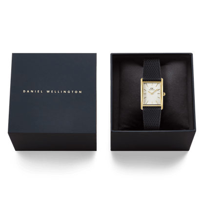 Bound Black Lizard Guilloché Gold