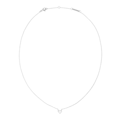 Mirelle Heart Necklace Silver