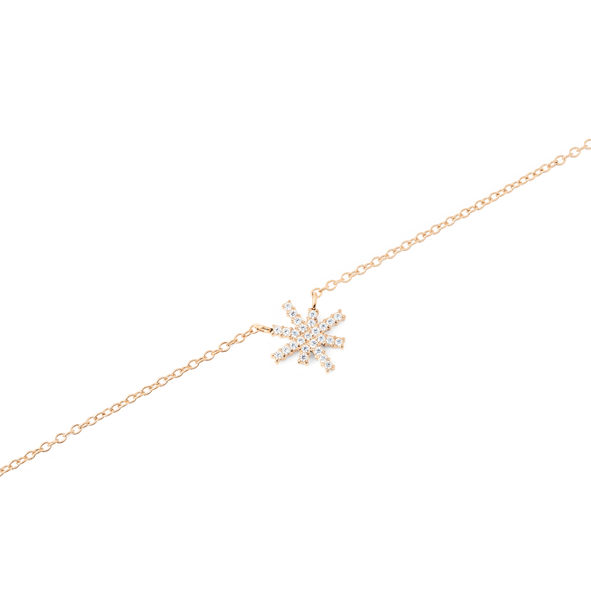 Mirelle Star Necklace Rose Gold