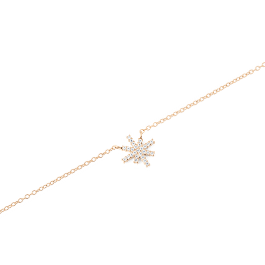 Mirelle Star Necklace Rose Gold