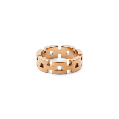 3-Link Ring Rose Gold