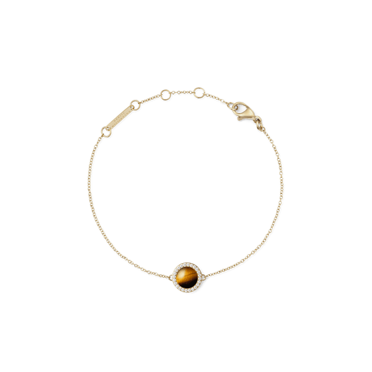 Audrey Bracelet Tiger Eye Gold