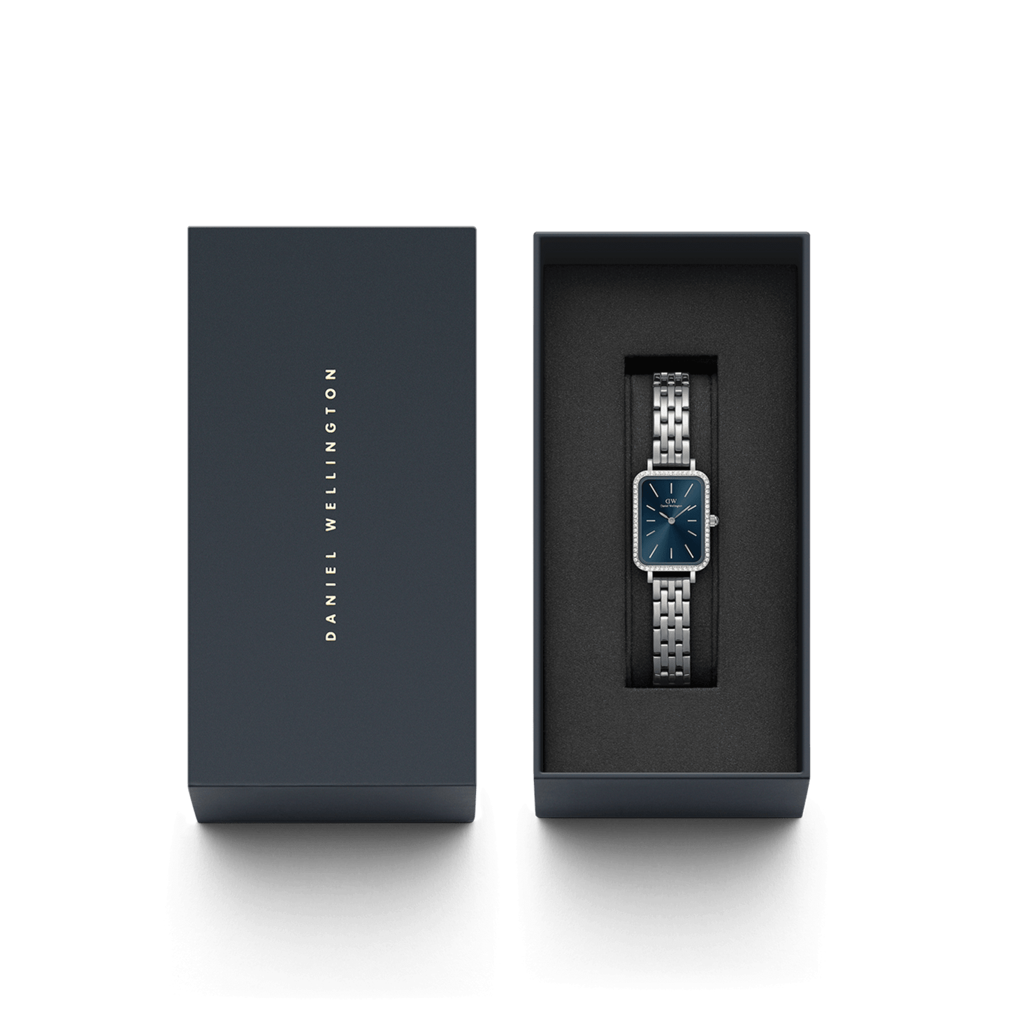 Quadro Lumine Bezel 5-Link Arctic Silver