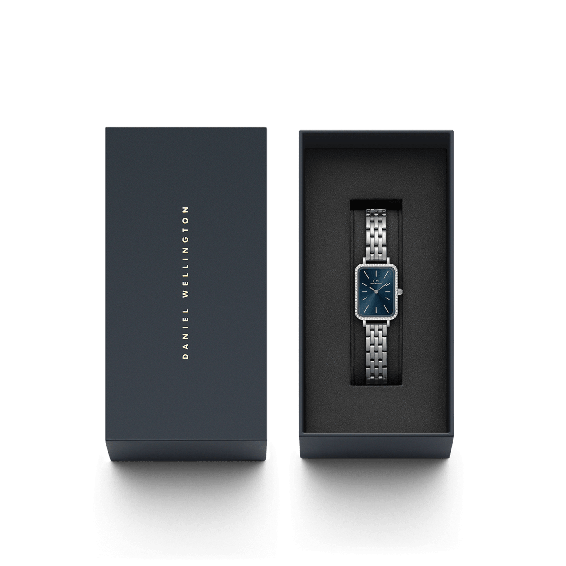 Quadro Lumine Bezel 5-Link Arctic Silver