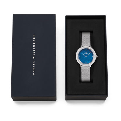 Crystalline Bezel Sterling Blue