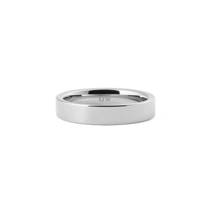 Line Ring Polished Silver 4.5mm