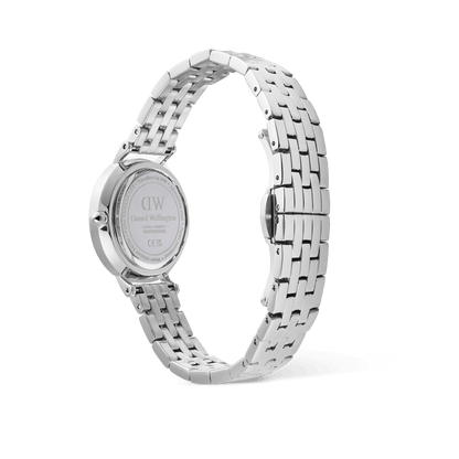 Petite Roman Numerals Date 5-link  Silver