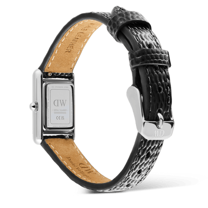 Bound Mini Black Lizard Silver