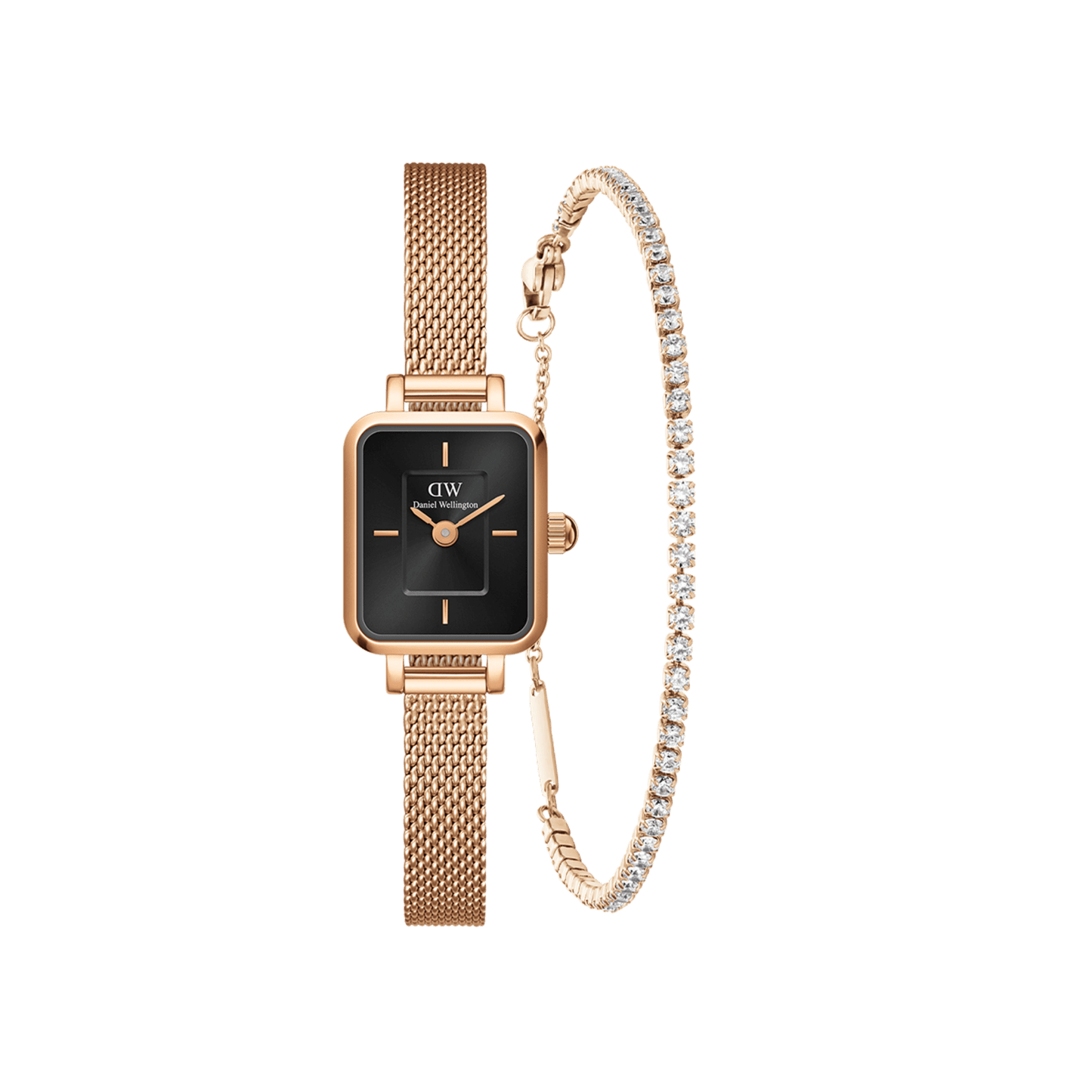 Quadro Mini + Classic Tennis Bracelet