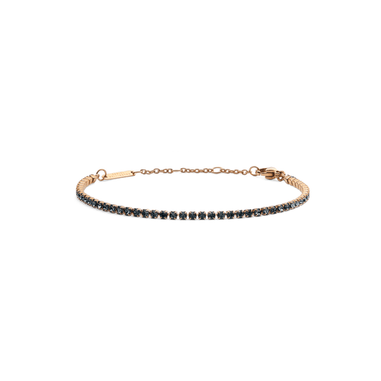 Classic Tennis Bracelet Nightfall Rose Gold