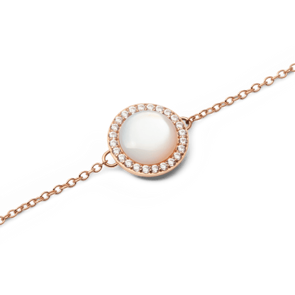 Audrey Bracelet Mother of Pearl Rose Gold