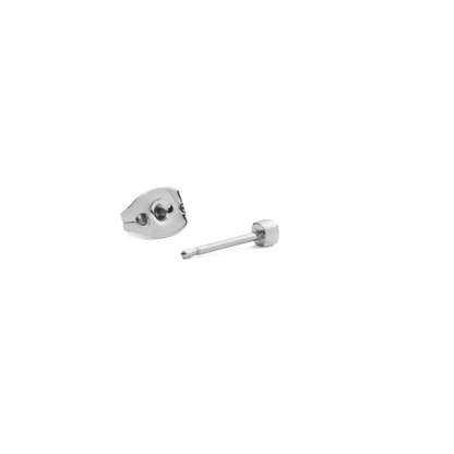 Crystal Stud Silver