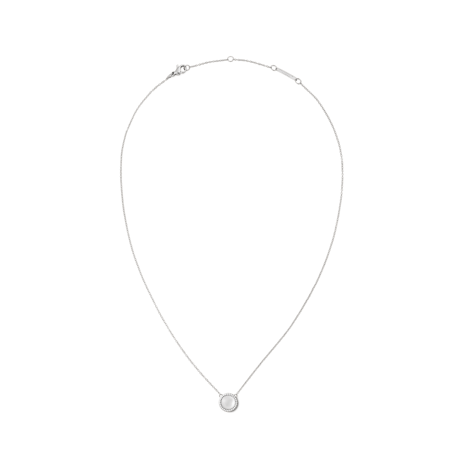 Audrey Necklace Mother of Pearl Silver