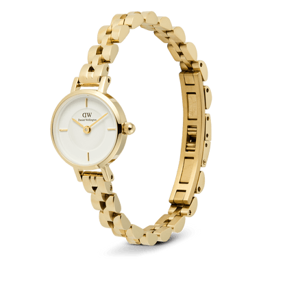 Petite Mini Arch 3-link White Gold