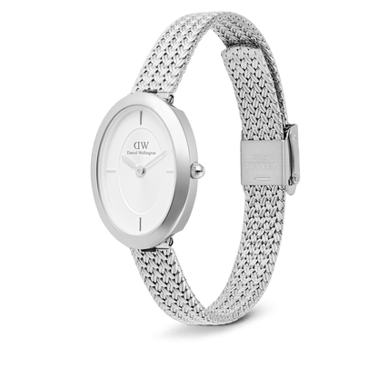 Juliette Braided Mesh White Sunray Silver