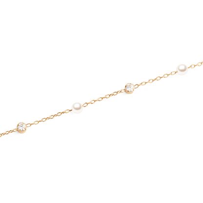 Pearl Bracelet Rose Gold